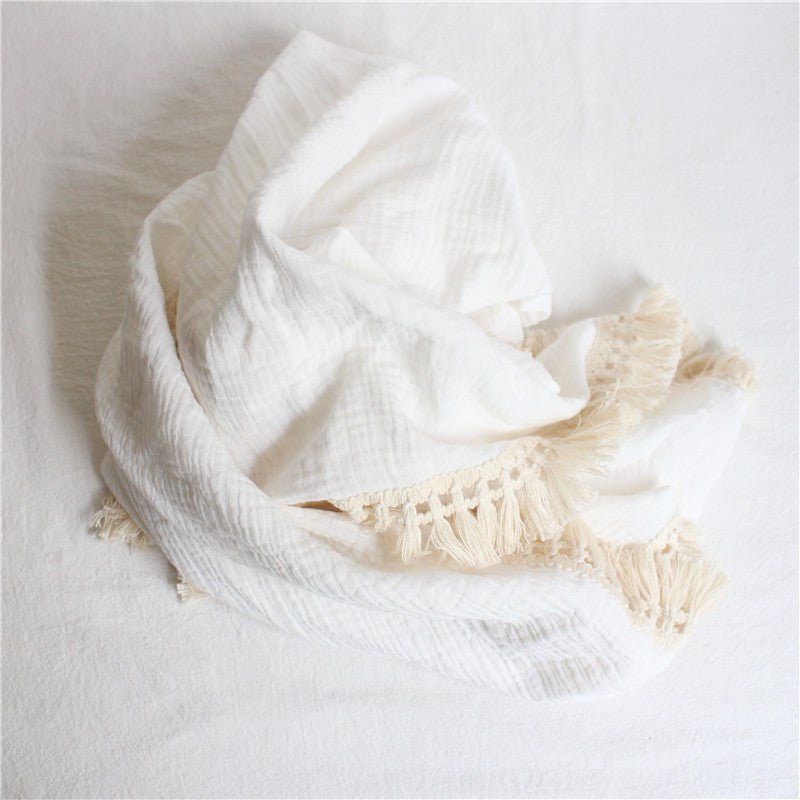 Fringe Wrap Baby Blanket Towel - Kalsha