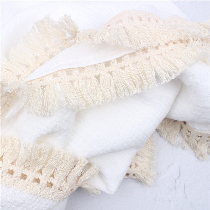 Fringe Wrap Baby Blanket Towel - Kalsha