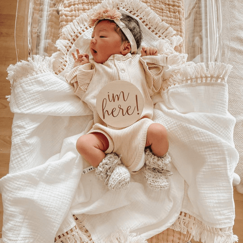 Fringe Wrap Baby Blanket Towel - Kalsha
